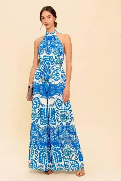 Truedames Cross Your Mind Woven Jumpsuit In Multi