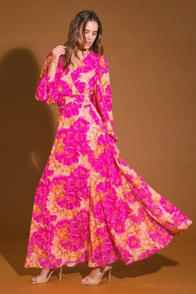 Truedames Cunningham Florals Woven Maxi Dress In Multi