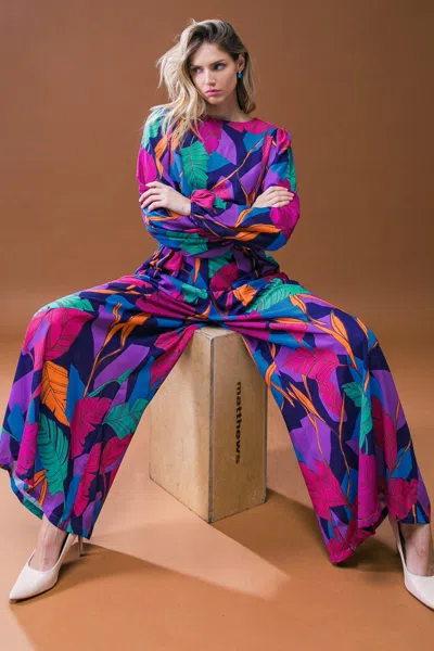 Truedames Dare To Take The Woven Jumpsuit In Multi