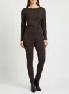 Truedames Dash Solid Pull On Pants In Gold
