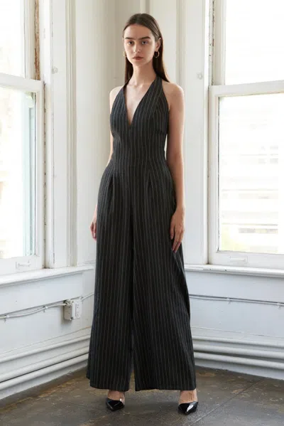 Truedames Dawn Of My Heart Woven Jumpsuit In Black