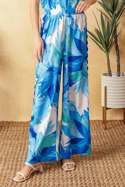 Truedames Days Go By Woven Pants In Blue