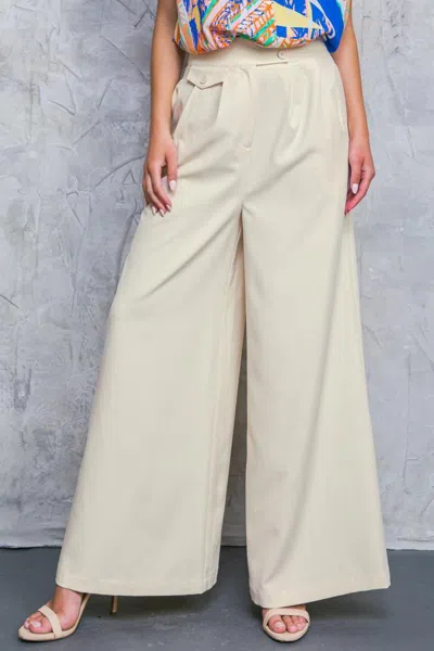 Truedames Delicate Feelings Woven Pants In Neutral