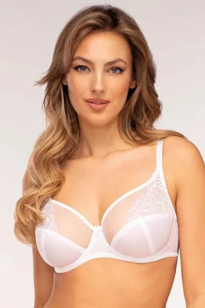 Truedames Delicate Sheer Cup Underwire Bra In White