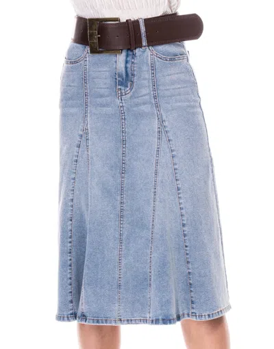 Truedames Denim Skirt In Blue
