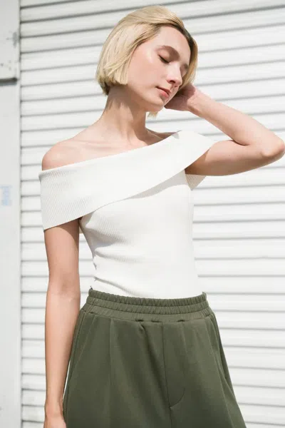 Truedames Designs Beyond Knit Bodysuit In White
