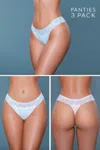 Truedames Devon Thong 3 Pack In White