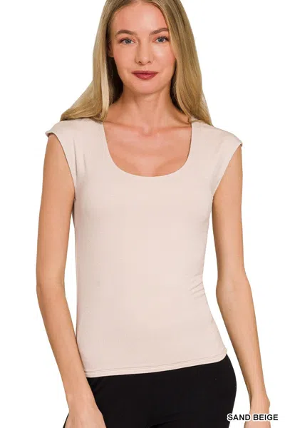 Truedames Double Layered Sleeveless Top In Multi