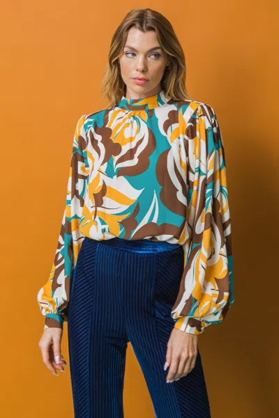 Truedames Dream On Woven Top In Multi