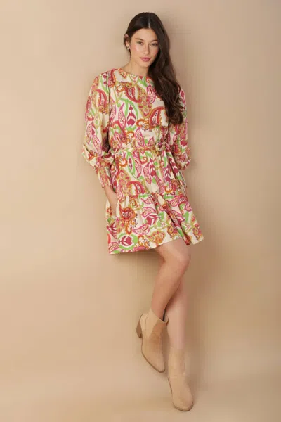 Truedames Dream Weaver Woven Mini Dress In Multi