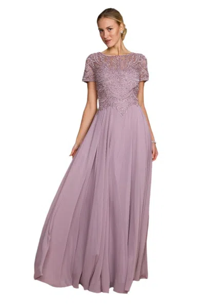 Truedames Dylan And Davids Short-length Sleeve Formal Gown Mother Of The Bride Dress In Pink