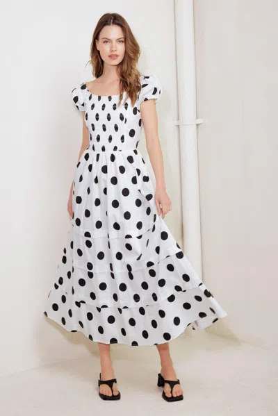 Truedames Effortless Days Woven Midi Dress In White