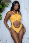 Truedames Emily Swimsuit In Yellow