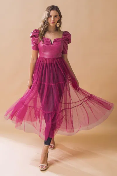 Truedames Enduring Love Maxi Top In Pink
