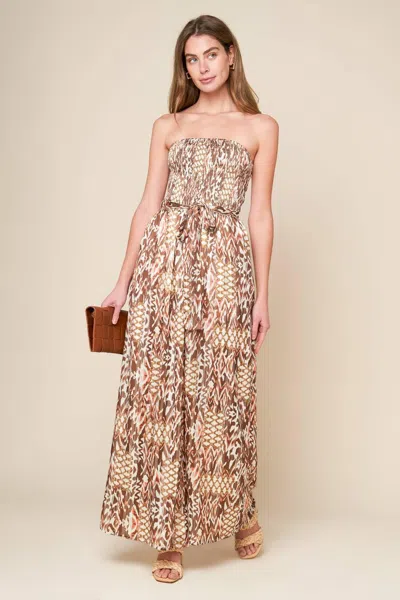 Truedames Epitome Of Allure Woven Jumpsuit In Multi