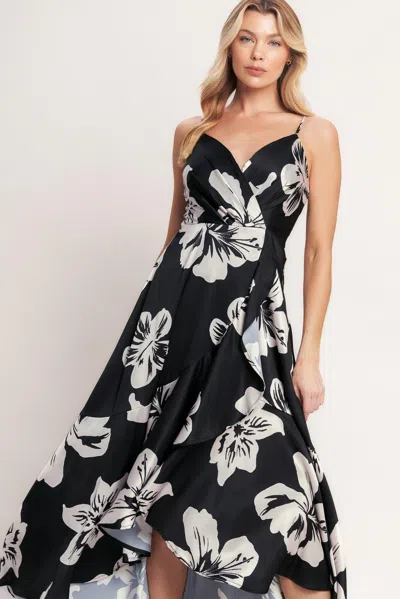 Truedames Eternal Flora Woven Maxi Dress In Multi