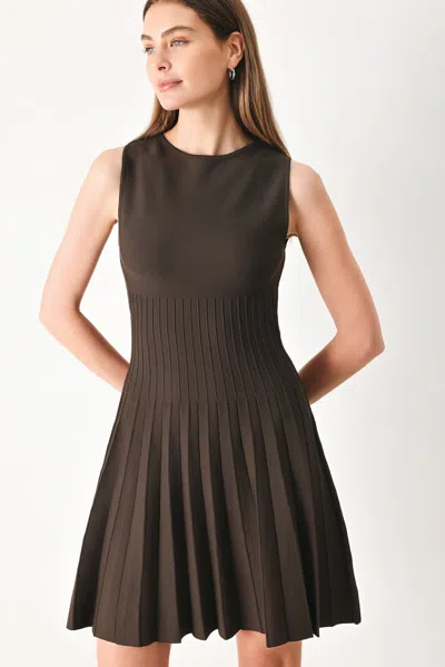 Truedames Everyday Luxe Sweater Knit Mini Dress In Burgundy