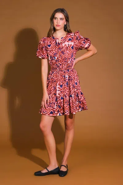 Truedames Exceptional Status Woven Mini Dress In Multi