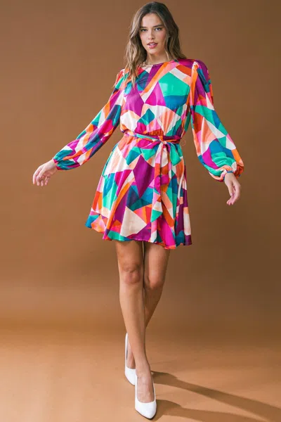 Truedames Excited For This Woven Mini Dress In Multi