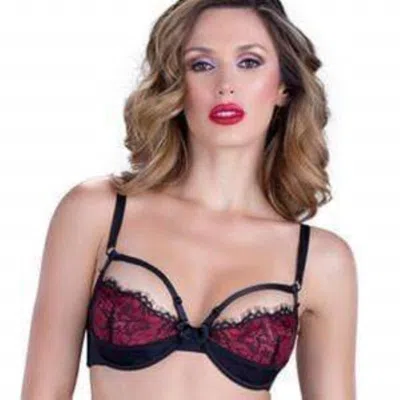Truedames Eyelash Lace Strappy Bra In Multi