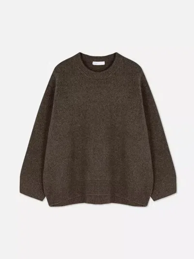 Truedames Fashion Pink Solid Warm Thick Loose Sweater Women Elegant O-neck Long Sleeve Knitted Pullover Top Au In Multi