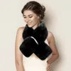 Truedames Faux Fur Bling Pull Through Scarf In Black