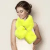 Truedames Faux Fur Bling Pull Through Scarf In Green