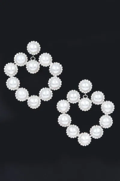 Truedames Faux Pearl Earring In Multi