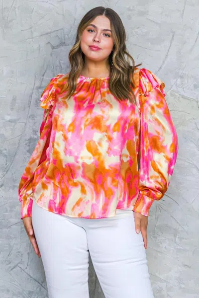 Truedames Feeling Spice Woven Top In Multi