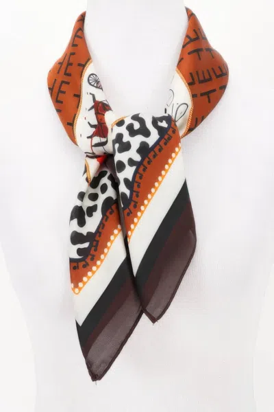 Truedames Fierce Animal Print Bandana For Standout Looks In Brown