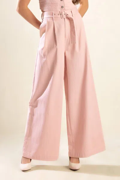 Truedames Fiercely Stunned Woven Pants In Pink