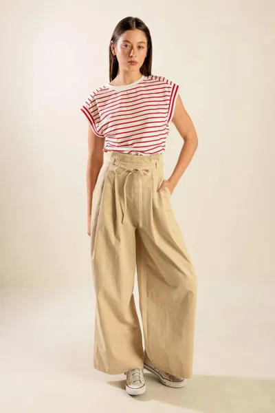 Truedames Finally Over Woven Pants In Multi