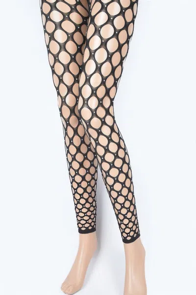 Truedames Fishnet Tights In Black