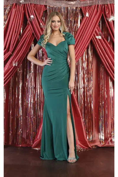 Truedames Fitted Mermaid Dress In Green