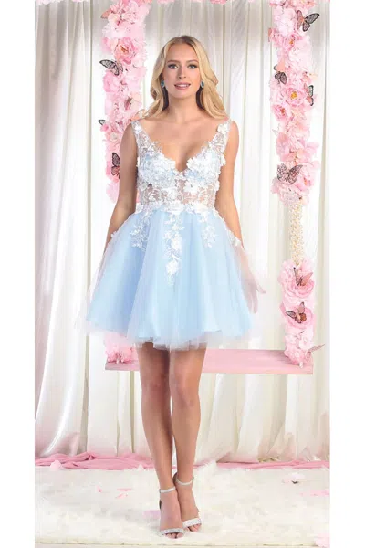 Truedames Floral Party Cocktail Dress In Purple