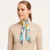 Truedames Floral Pattern Printed Twilly Skinny Scarf In Multi