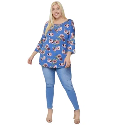 Truedames Floral Print Top In Multi