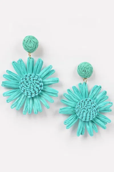 Truedames Flower Earring In Blue