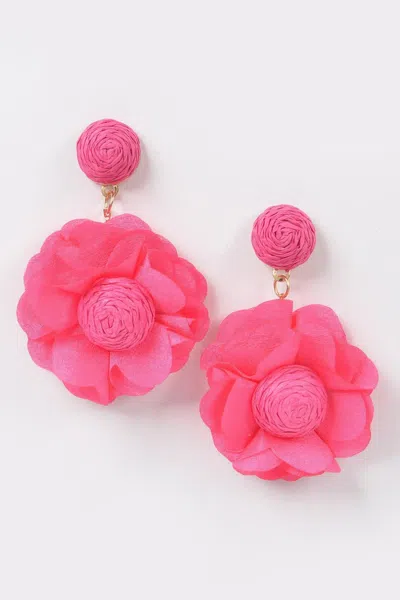 Truedames Flower Earring In Pink
