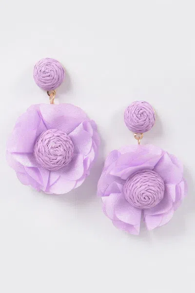 Truedames Flower Earring In Purple