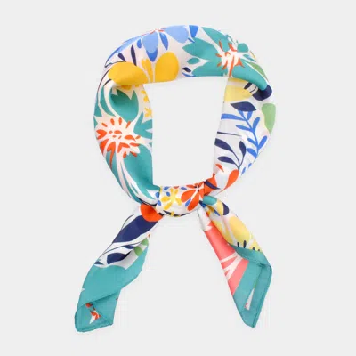 Truedames Flower Print Bandana Scarf In Multi