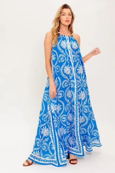 Truedames For The Dreamers Blue Woven Maxi Dress
