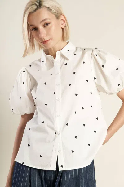 Truedames Forever Daydreaming Woven Top In White