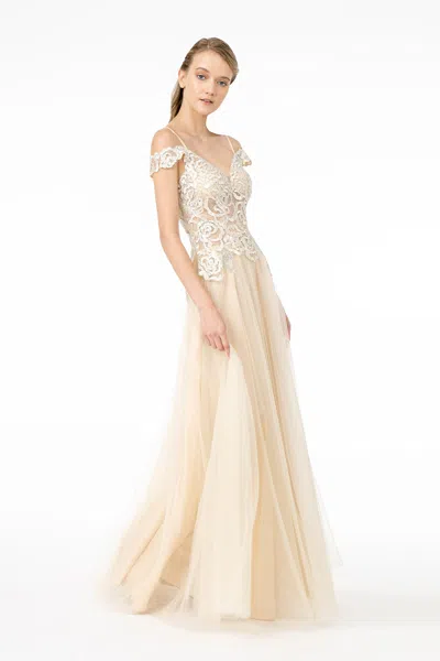 Truedames Formal Evening Gown In Animal Print