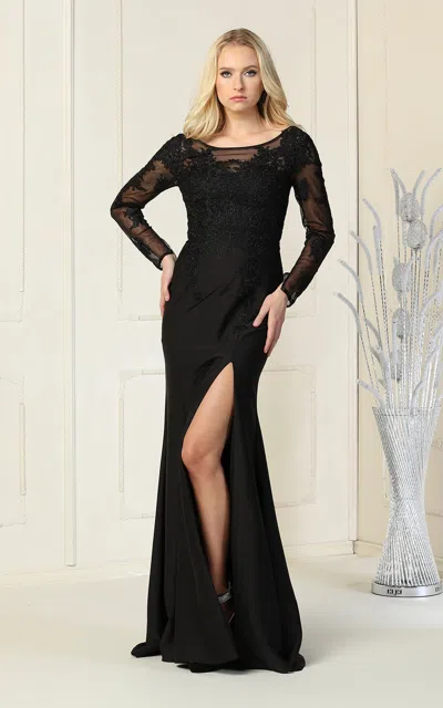 Truedames Formal Evening Gown In Black
