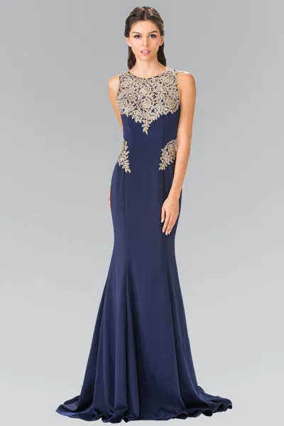 Truedames Formal Evening Gown In Blue