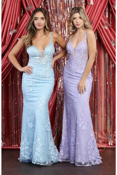 Truedames Formal Prom Gown In Blue