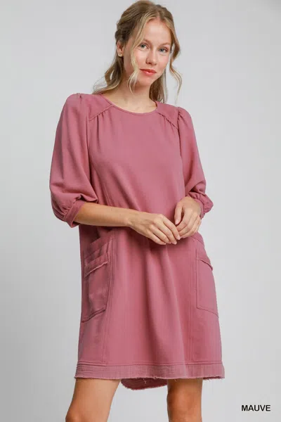 Truedames French Terry Mini Dress In Multi