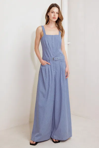 Truedames Fresh Petal Blue Woven Jumpsuit