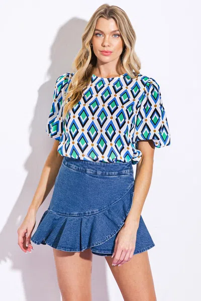Truedames Fresh Take Woven Top In White